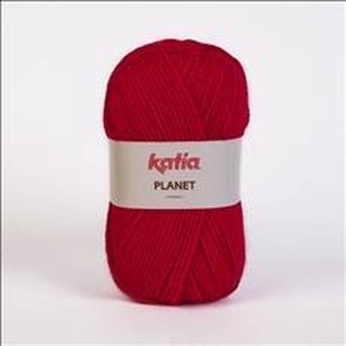 Katia Planet - 3970 rood - Acryl Garen