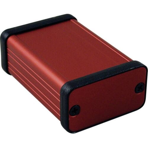 Hammond Electronics 1455D601RD Profielbehuizing 60 x 45 x 25 Aluminium Rood 1 stuk(s)