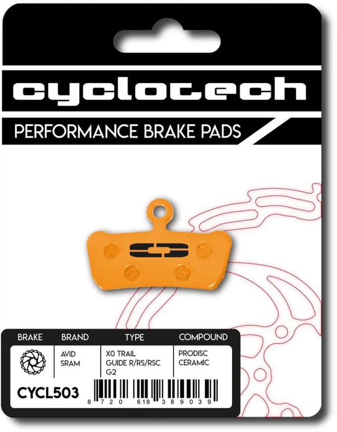Avid X0 Trail - Sram Guide Keramische Remblokken. Cyclotech Prodisc Ceramic