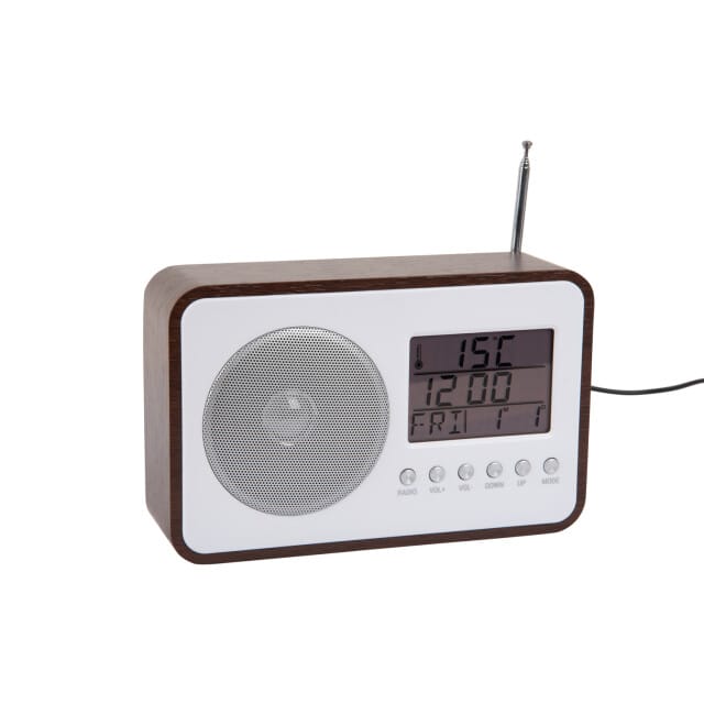 Karlsson - Wekker FM Radio - Donker hout