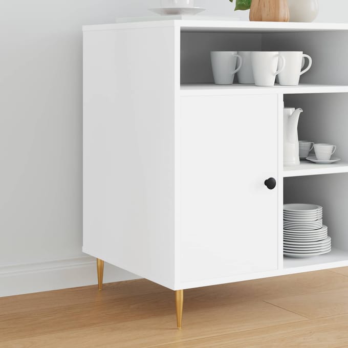 vidaXL Staande voeten 2 pcs Goud 98 x 40 mm IJzer