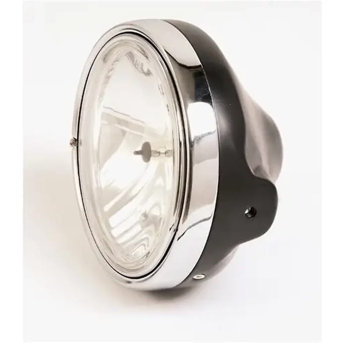 Koplamp motorfiets glad glas Brazoline LTD Style