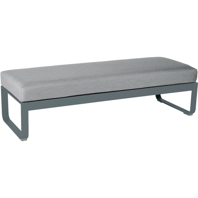 Fermob BELLEVIE Zitbank Module Midden - 26 stormgrijs mat - 79 Flanelgrijs