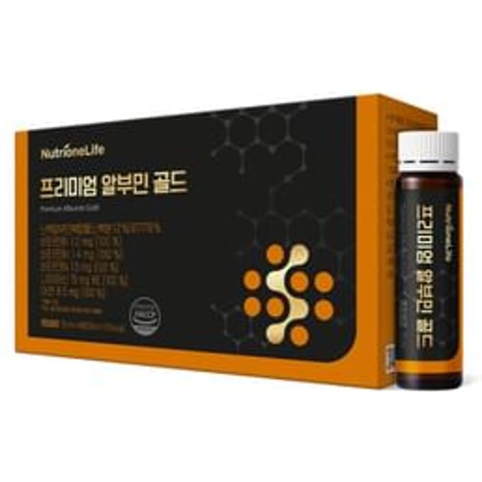 NutrioneLife Premium Albumin Gold 25ml x 14 bottles