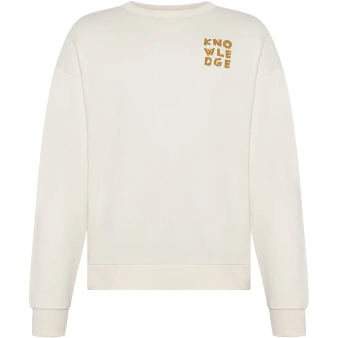 Bedrukt sweatshirt met ronde hals KnowledgeCotton Apparel