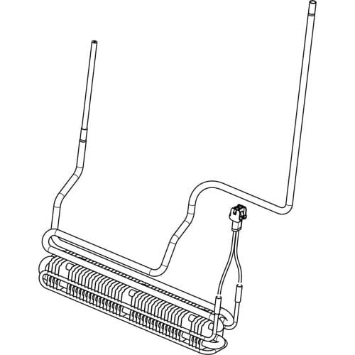 AEG verdamper, verwarming, koelkast 140014281053
