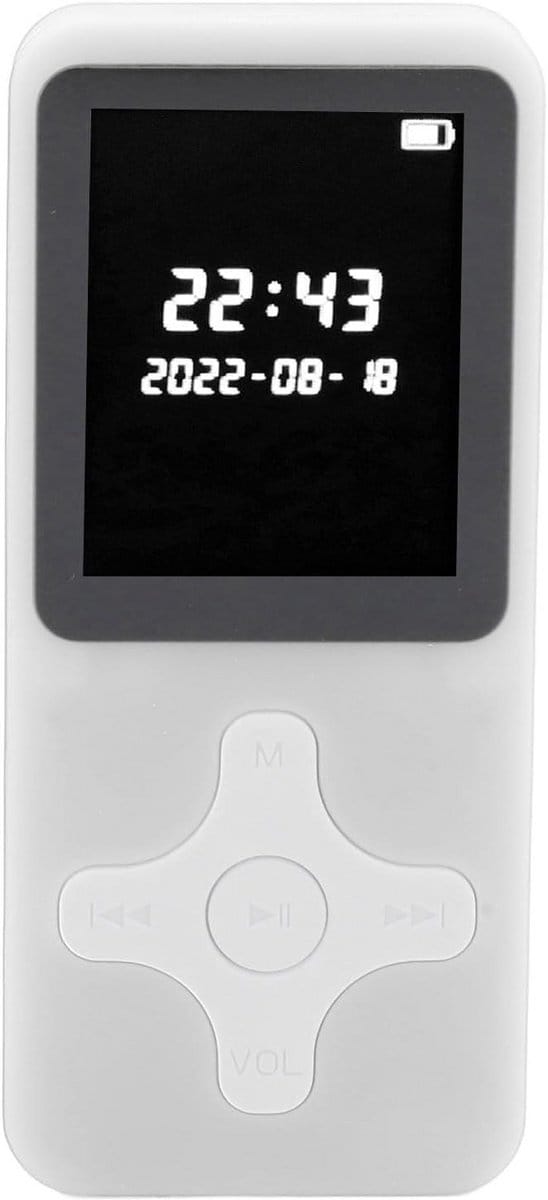 Draagbare MP3 Speler met Bluetooth 5.0, Ingebouwde Speaker en Radio