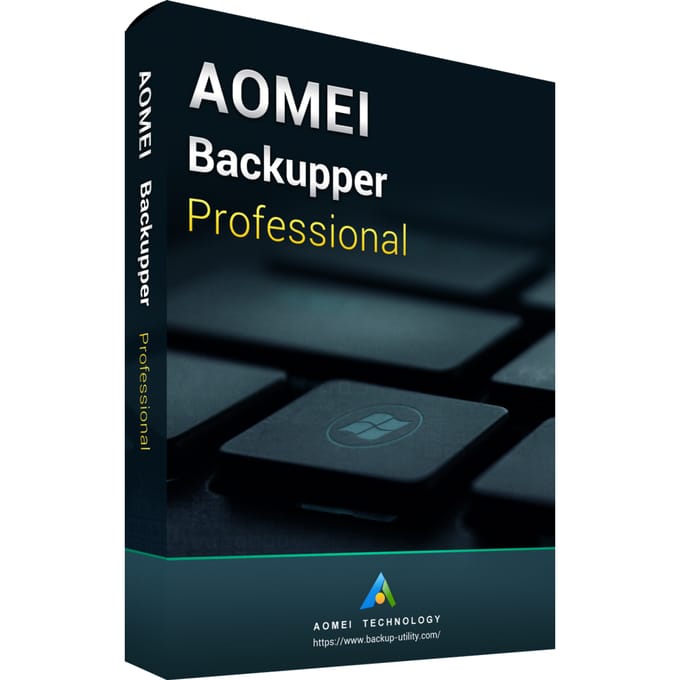 AOMEI Backupper Professional Zonder levenslange upgrades