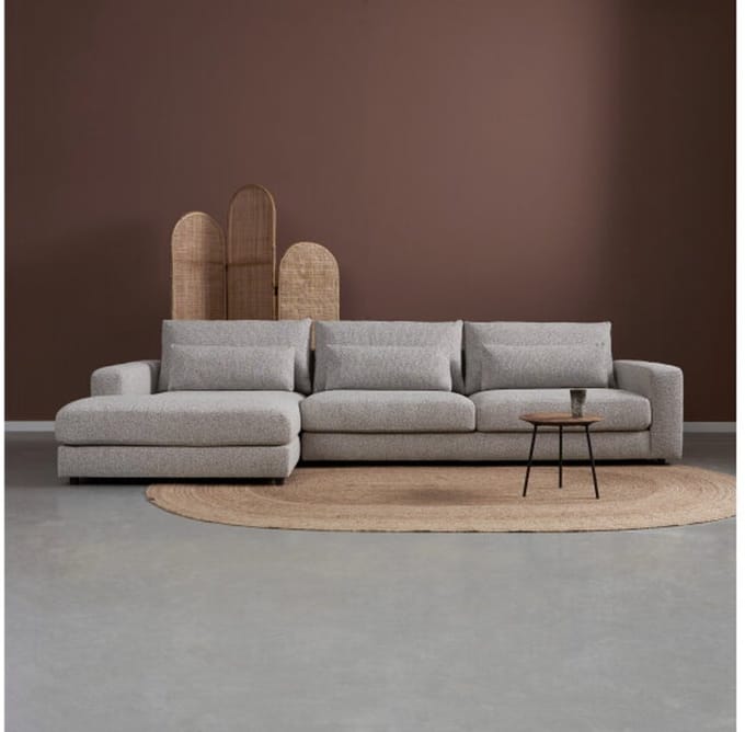 PEPP interiors Hoekbank COMO met chaise longue links - Silencio 19