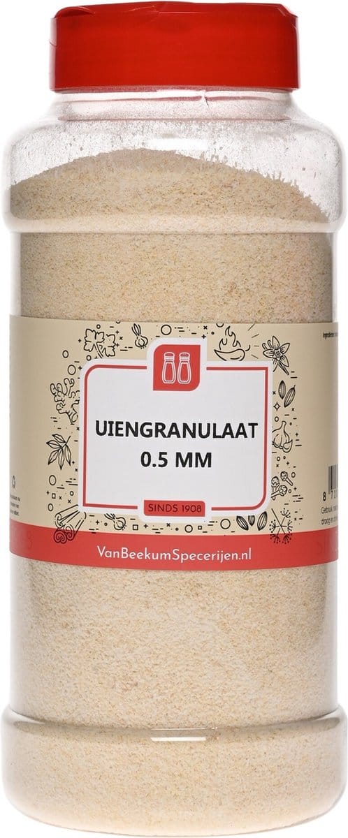 Van Beekum Specerijen - Uiengranulaat 0,5 mm - Strooibus 380 Gram