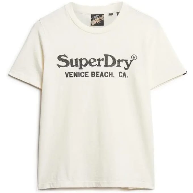 Superdry Metallic Venue Shirt Dames - Maat S (36)