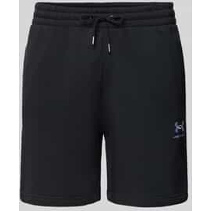 Short met elastische band en Labelstitching