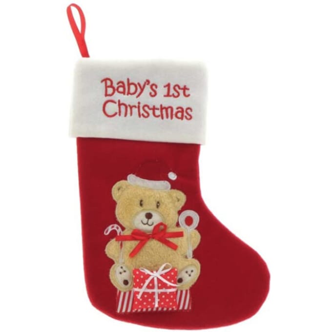 Unique Living | stocking baby red