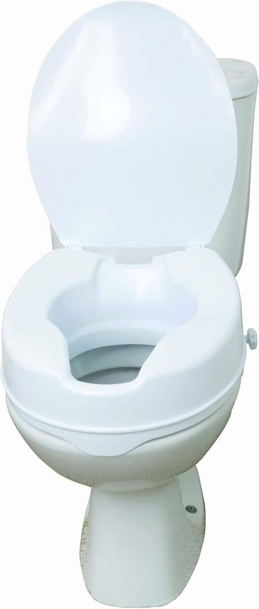 Verhoogd Toiletzitje met Deksel - 15 cm Verhoging