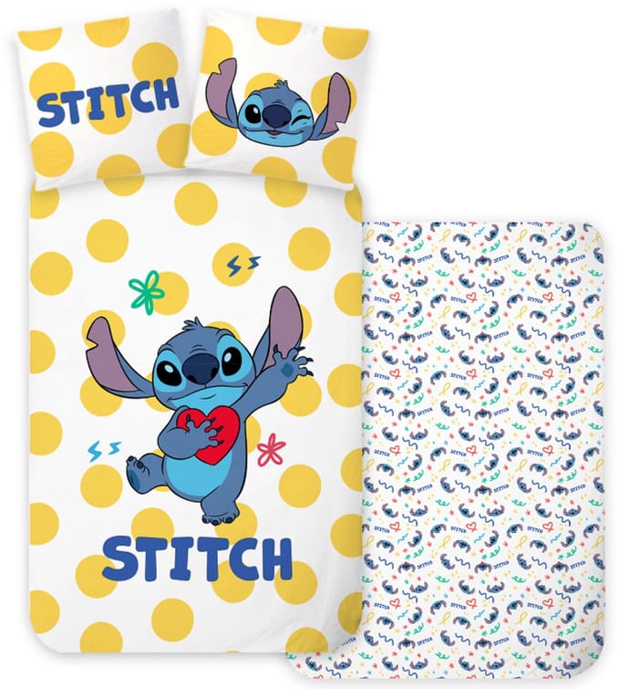 Stitch Heart Dekbedovertrek 100 x 135 cm - 40 x 60 cm
