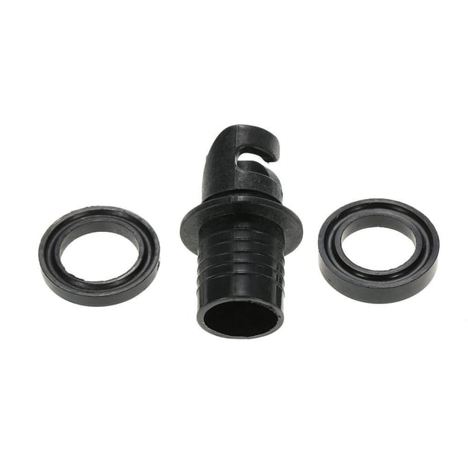 Slangadapter Connector HR Ventielen Kajak Opblaasboot Vlot Voetpomp Elektrische Pomp black
