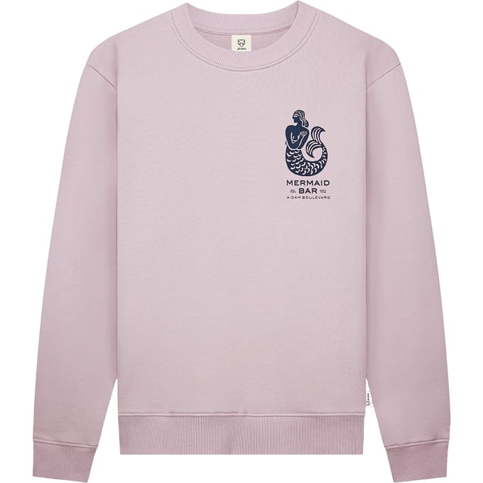 A-DAM Sweatshirt Dusty Pink Mermaid Ficus Größe: M | Pullover Outlet | Herren | Rosa