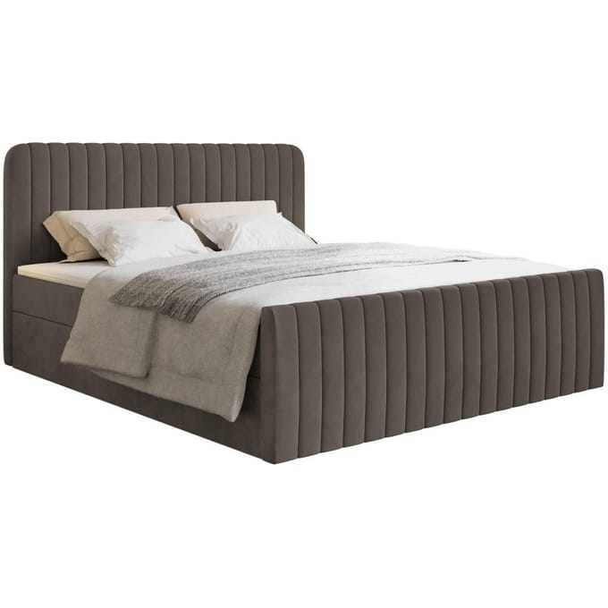 Boxspring Adrien velvet met opbergruimte 140x200 | NADUVI Collection