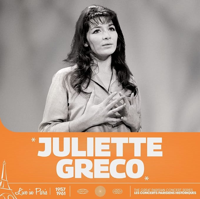 Juliette Gréco - Live In Paris 1957-1961 (LP)