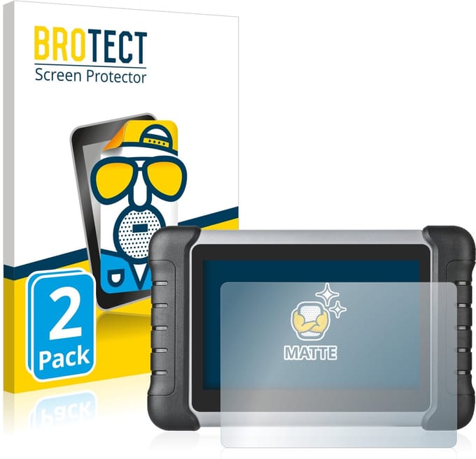 BROTECT - Screenprotector voor Autel MaxiCOM MK808/ PRO MP808TS - Folie Beschermfolie matte 2 Stuks