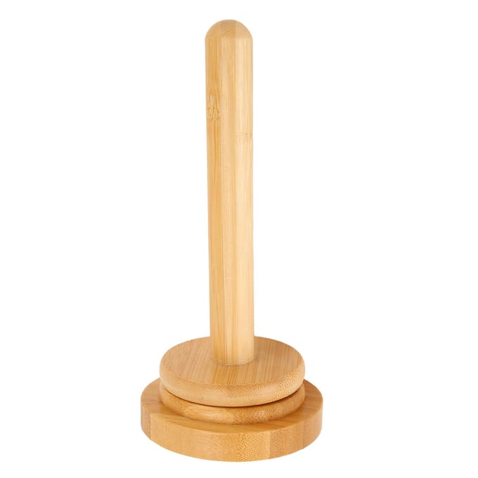 Houten Garenhouder Gladmakend Stevig Stabiele Basis Eenvoudige Bediening Afneembare Garenspindelhouders voor beige
