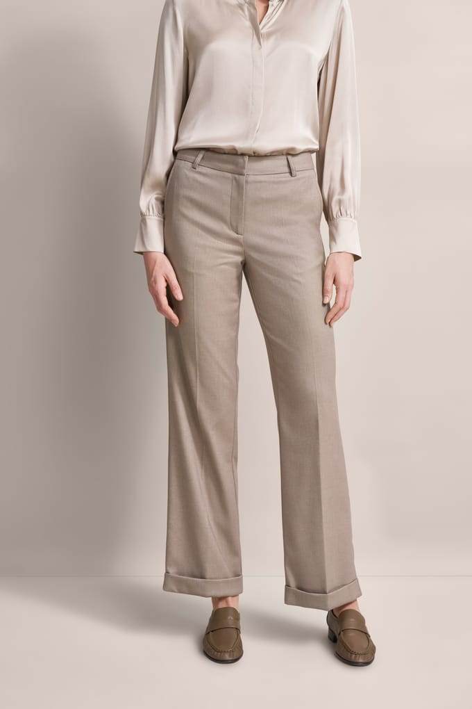 Bugatti Damen Casual broek met rechte pijp