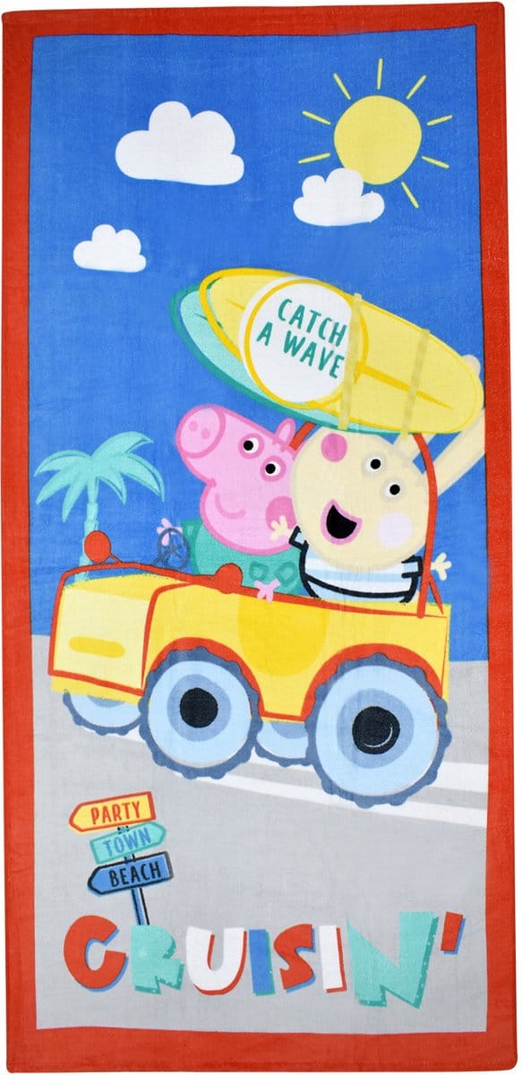 Peppa Pig strandlaken cruising 70 x 140 cm