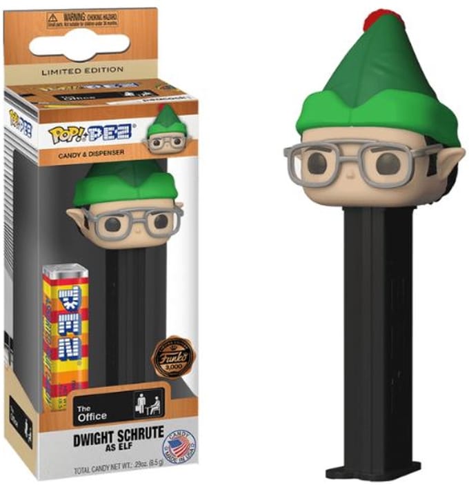 Funko Pop! Pez: The Office - Dwight Schrute as Elf (3000 Pcs Limited Edition)