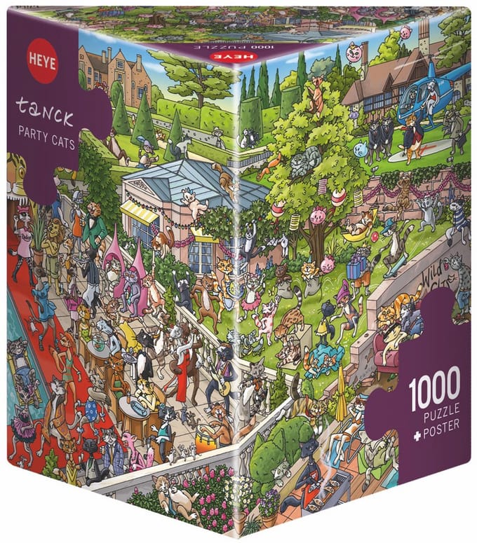 Party Cats Puzzel 1000 Stukjes