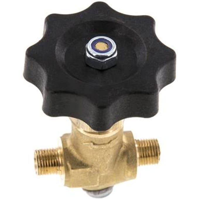 G 1/8'' Messing Buitendraad Kogelkraan 40 bar met Handwiel