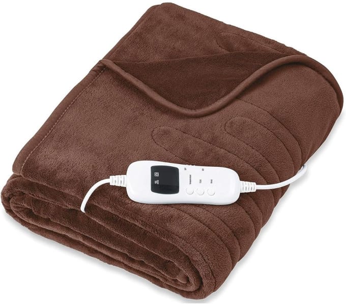 Thuys – Warmtedeken Stoel – Stoelverwarmer – Elektrisch Deken – 43 x 34 x 13cm – Bruin