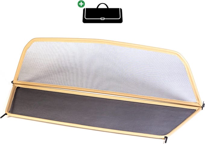Windscherm BMW 6-Serie E64 | 2003-2011 | incl. luxe opbergtas | Beige