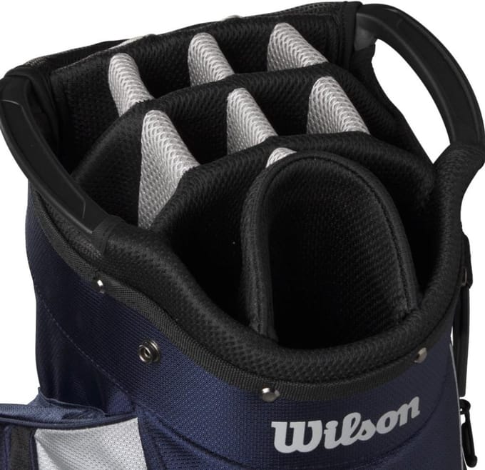 Wilson Feather Cartbag 2026 - Blauw Grijs
