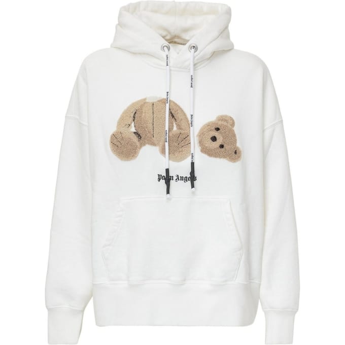 Palm Angels Kill The Bear witte hoodie