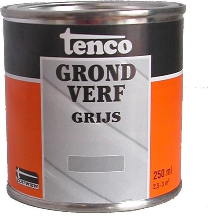 Tenco grondverf grijs - 250 ml.
