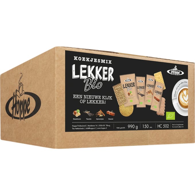 Hoppe | Lekker BIO koffiekoekjesmix | 150 koekjes