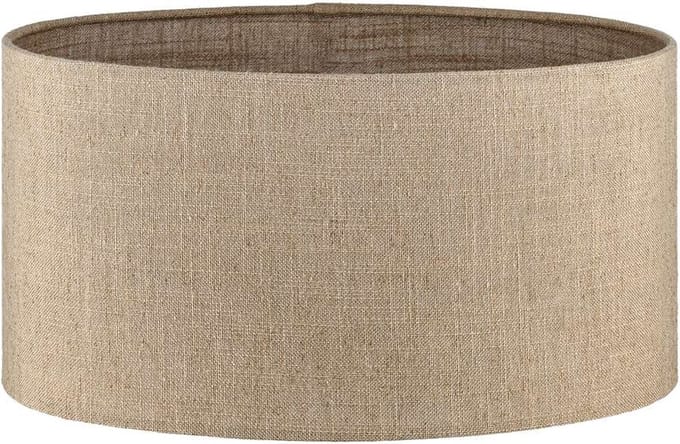 Lampenkap ovaal - 45x30x25cm - Oslo linnen coffee