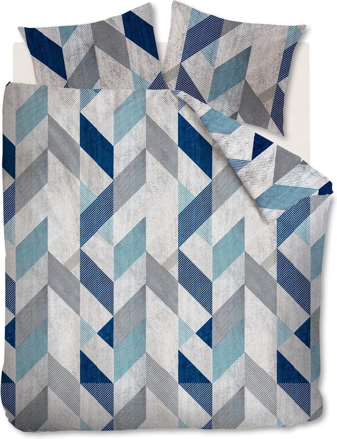 Beddinghouse Tuur Dekbedovertrek - Litsjumeaux XL - 260x200/220 cm - Blue