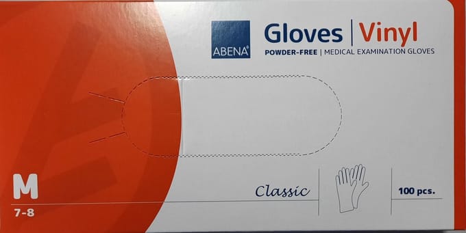 Handschoen Vinyl MEDIUM, 100 st.