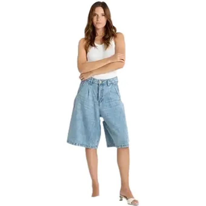 Korte Broek Le Temps des Cerises Bermuda-denimshort LOVA
