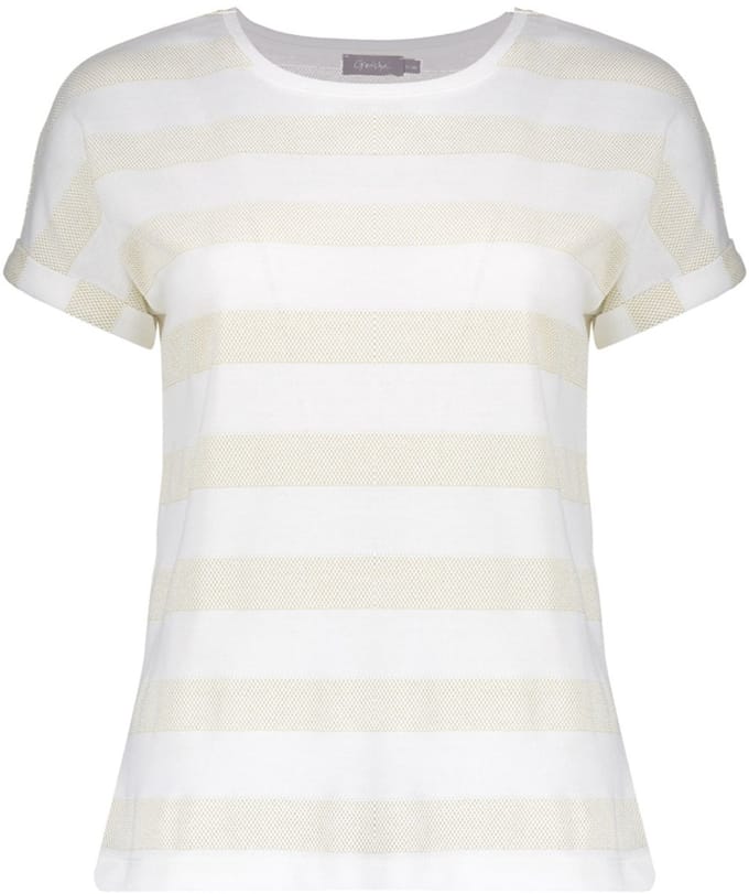 Geisha shirt streep 62130-40 maat L
