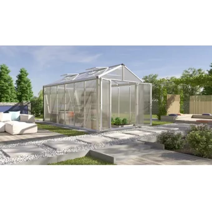 Vitavia Tuinkas Zeus Comfort 11900 - Polycarbonaat 10mm - Aluminium - 258x465x250cm
