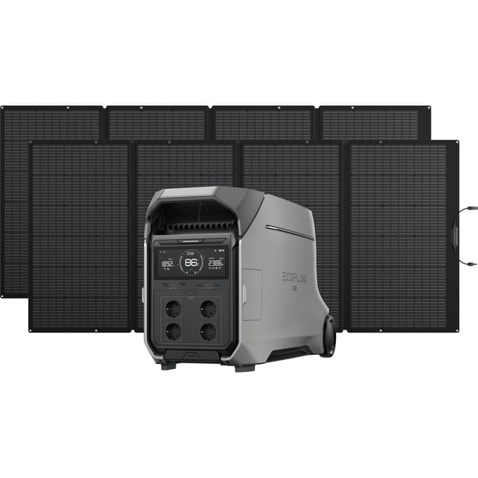 EcoFlow DELTA Pro 3 Solar Generator (PV400W)