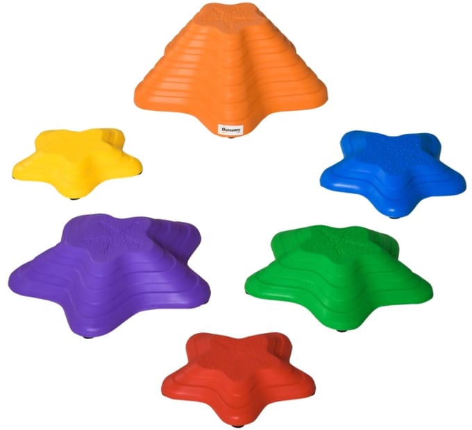 Stapstenen voor kinderen, stapelbaar, antislip, 3 maten, tot 80 kg, binnen/buiten
