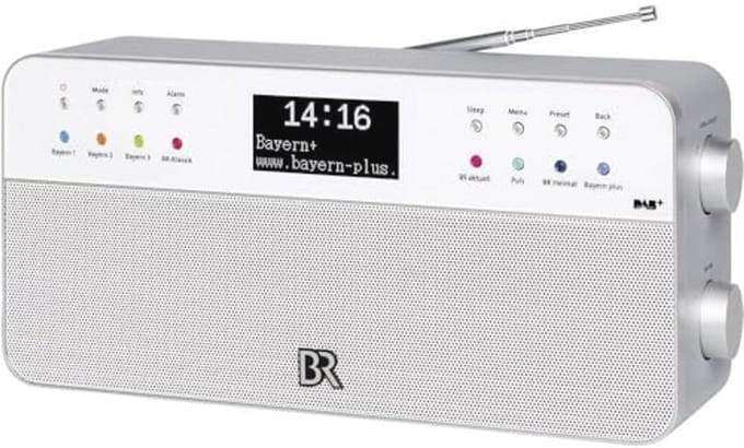 Digitale Radio DAB(+) en FM met Afstandsbediening en Stereogeluid