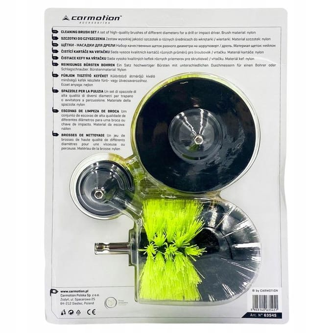Reinigingsborstels voor Boormachine - Set van 3 Stuks