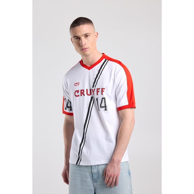 America Today Cruyff Washington White Taglia: L | Magliette basic Outlet | Uomo | Bianco