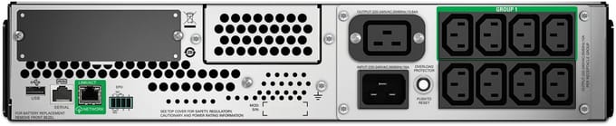 APC Smart-UPS SMT2200RMI2UC - Noodstroomvoeding 8x C13, 1x C19, USB, rack mountable, SmartConnect, 2200VA