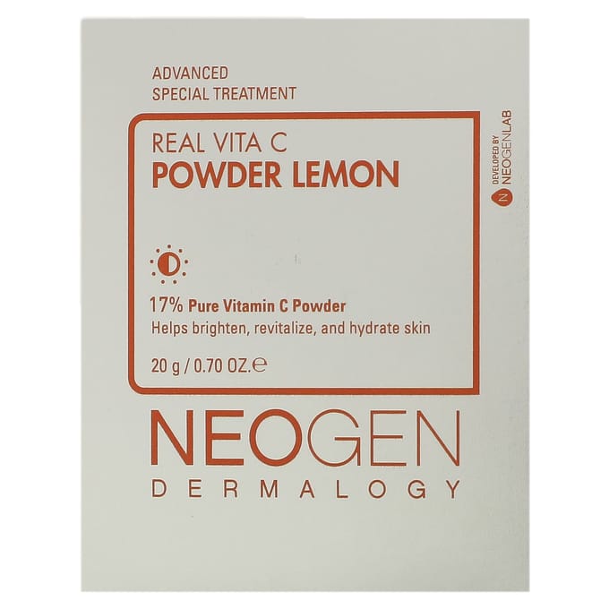 Real Vita C, puur vitamine C-poeder, citroen, 20G(0,7 oz)