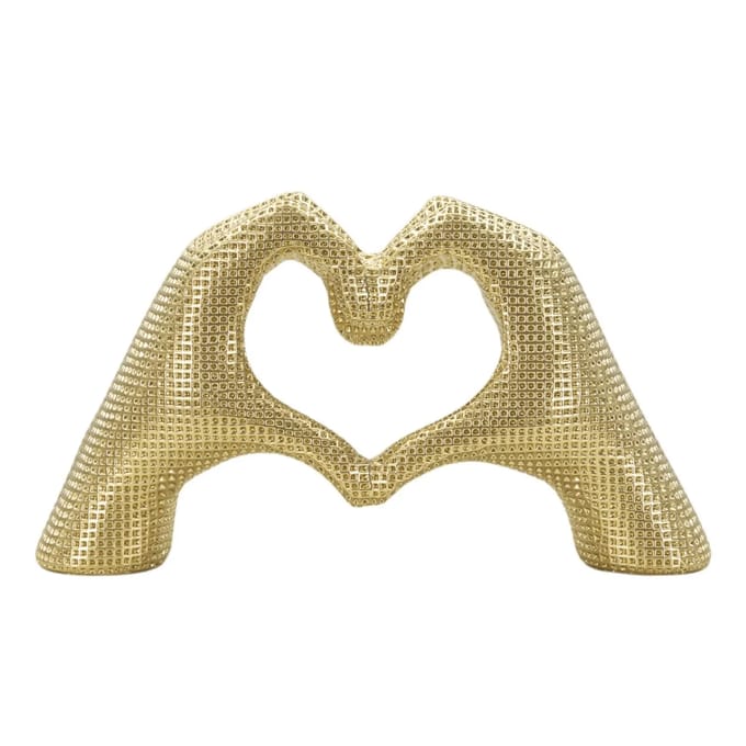 Decoratie Hands Lover Gold 25×7,5×13,5 cm